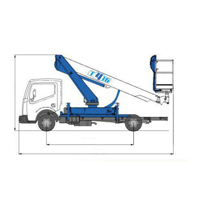 T416 forSte teleskopirajuća platforma za rad na visini